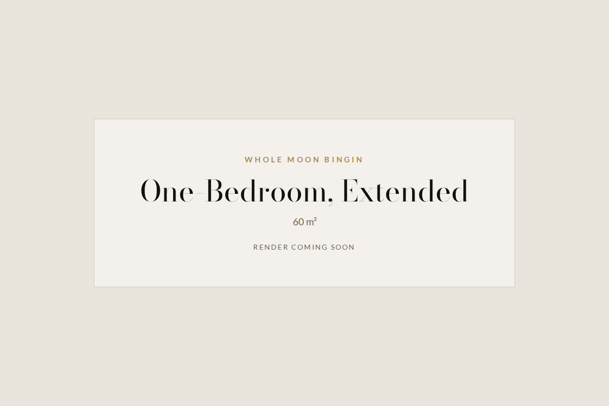 One-Bedroom, Extended
