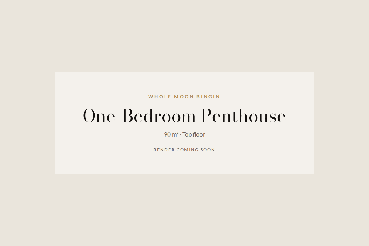 One-Bedroom Penthouse
